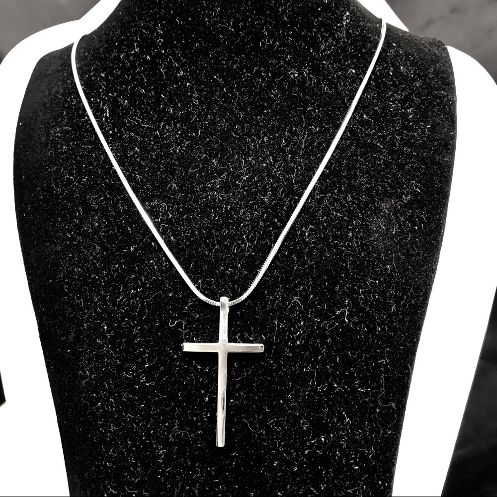 Men’s Stainless steel cross necklace